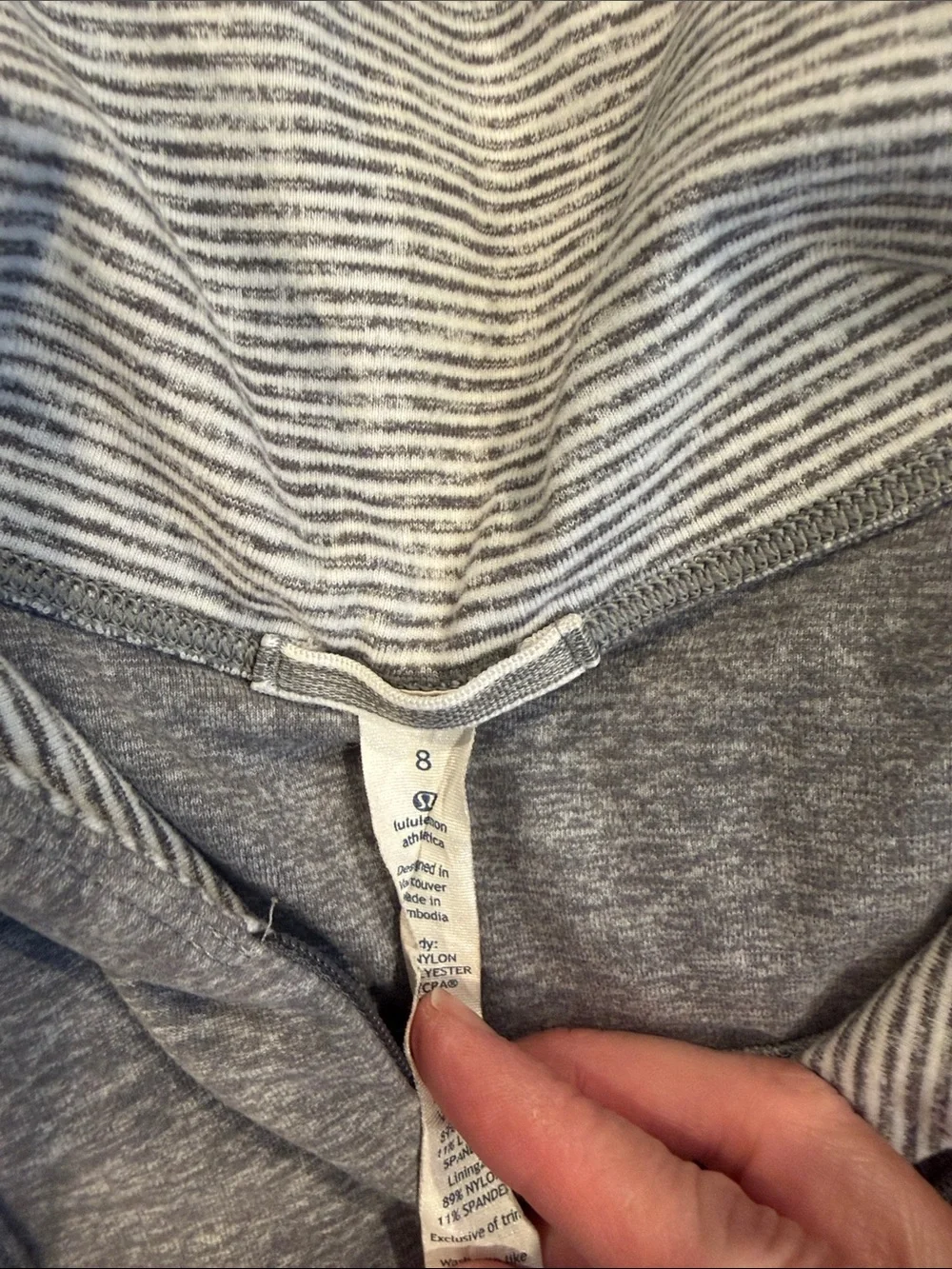 lululemon athletica Heather Gray Quarter-Zip Pullover Hoodie
